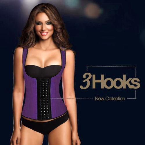 F66333-2  VEST HOURGLASS LATEX BODY SHAPER